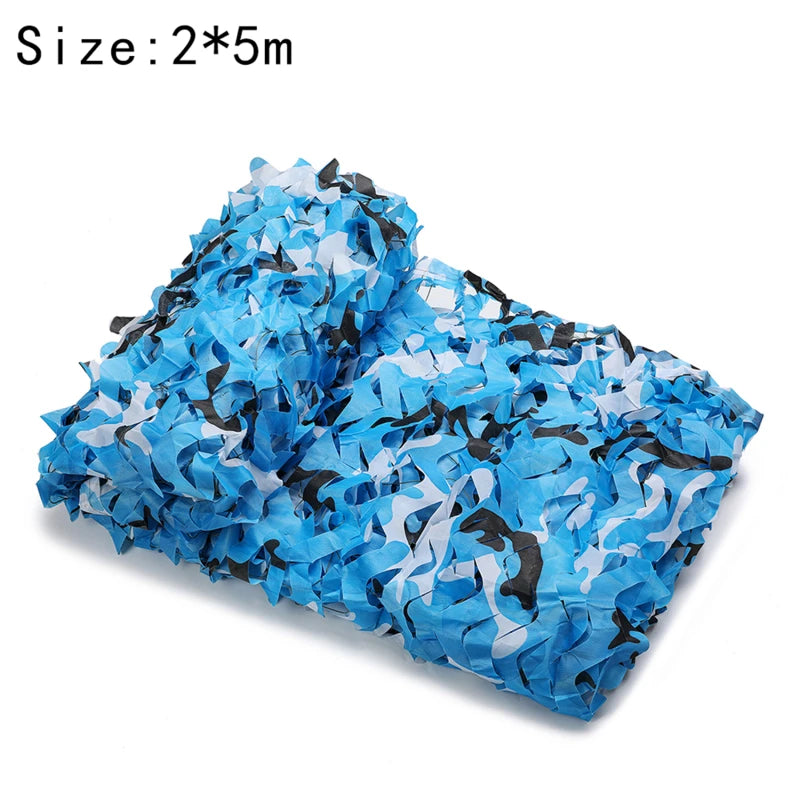 Hunting Camouflage Net Army Training Camo Netting Car Tent Awning Shade Mesh Forest Camouflage Net Outdoor Sport Camo Scarfs