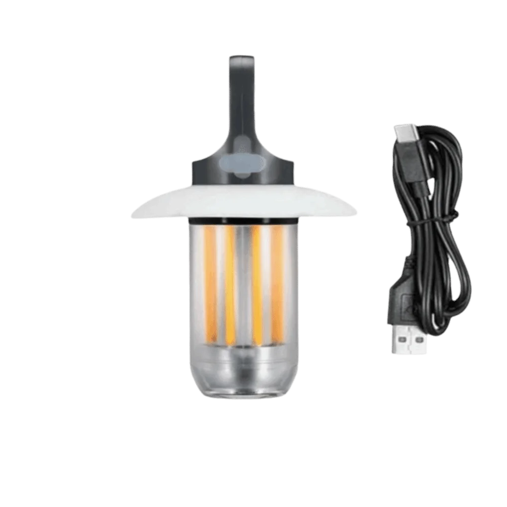 Super Bright Rechargeable LED Light 5 Lighting Modes Waterproof Camping Light 8 Light Filaments Handheld Portable Flashlight