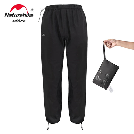 Naturehike Rain Pants Windproof Men Women Outdoor Camping Hiking Mountaineering Travel Waterproof Breathable Fishing Trousers