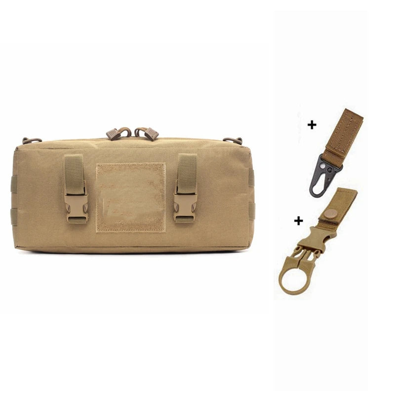 Outdoor Backpack Travel Camping Bag Nylon Outdoor Sports Fishing Sling Accessory Hiking Men Molle Pouch
