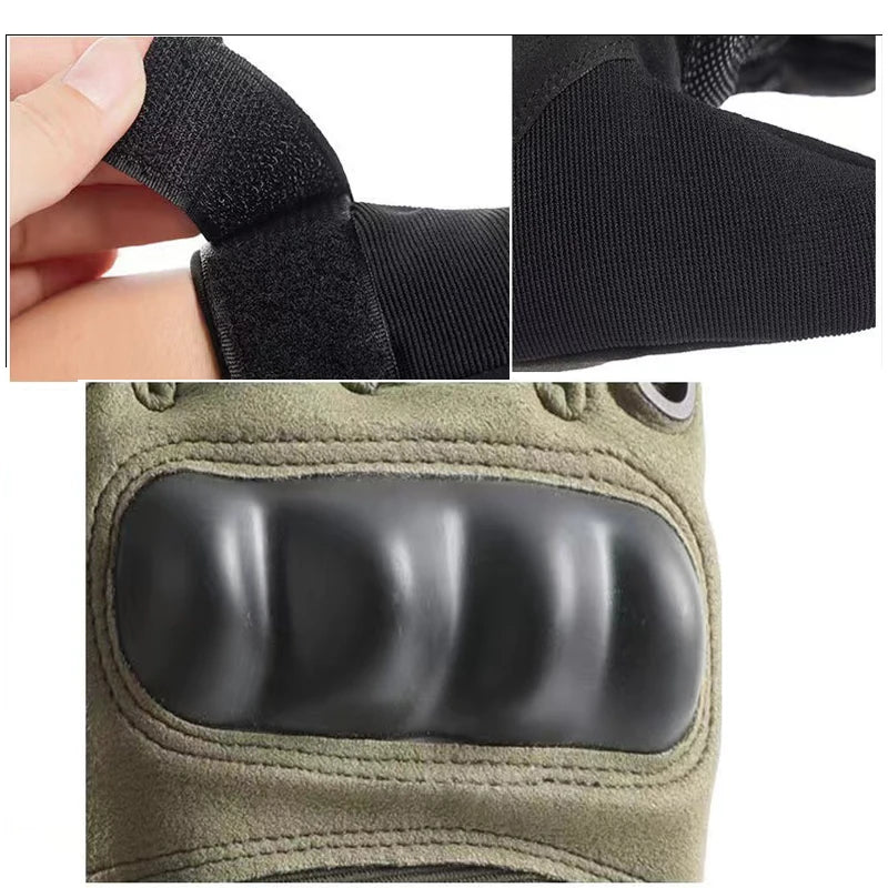 Men's Tactical Gloves Shooting Gloves Fitness Protection Sports Motorcycle Hunting Shooting Full Finger Climing Walking Gloves