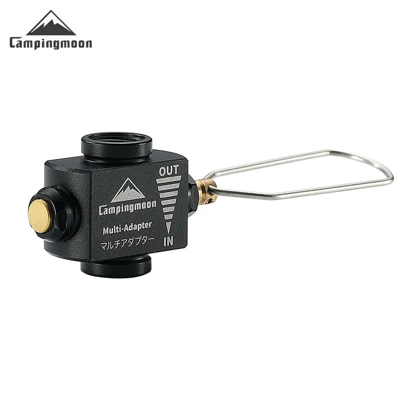 Camping Gas Tank Multi Adapter Campingmoon Z15 Pressure Relief Valve Refilling Gas Tank Charging Adapter