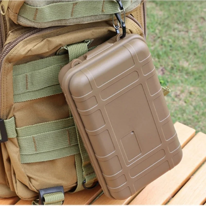 Outdoor Shockproof Waterproof Boxes Survival Airtight Case Holder For Storage Matches Small Tools EDC Travel Sealed Containers