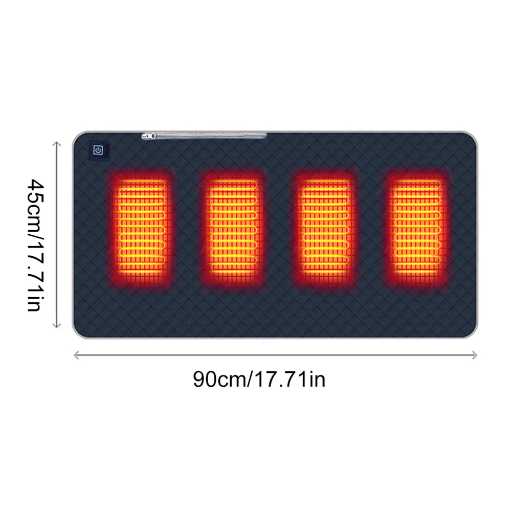 4 Heated Areas Electric Blankets Mat Winter Body Warmer Mattress Thermostat Heating USB Heated Camping Sleep Mat Outdoor Indoor