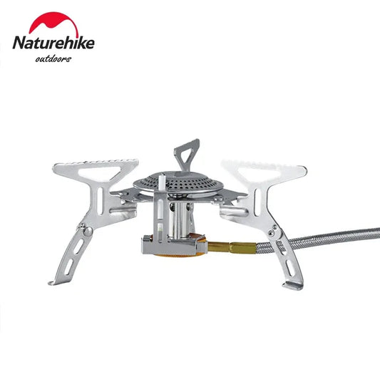 Naturehike 2026 New Camping Gas Stove High FirePower Folding Stable Gas Burner Picnic Hiking Winter Portable Cookingware Stove
