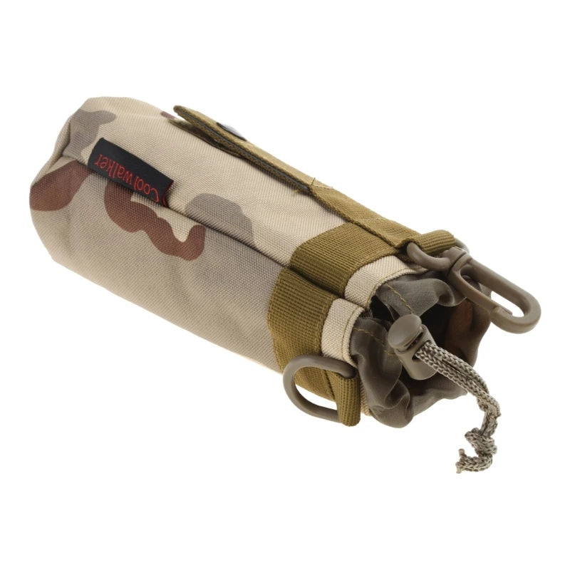 Webbing Tactic Water Bottle Drawstring Bottle Holder Hiking Travel