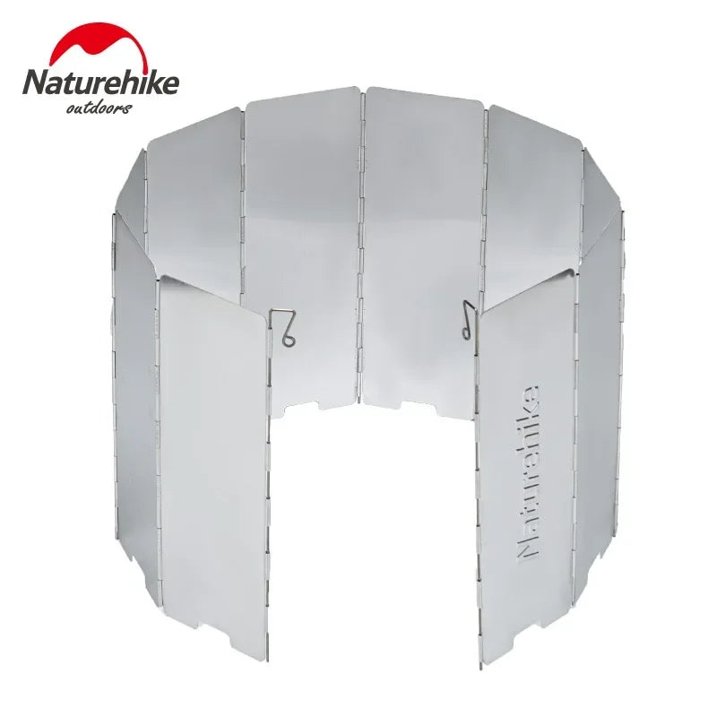 Naturehike-Windproof Folding Screen, Outdoor Camping Stove, Cooking Windshield, Windproof Accessories