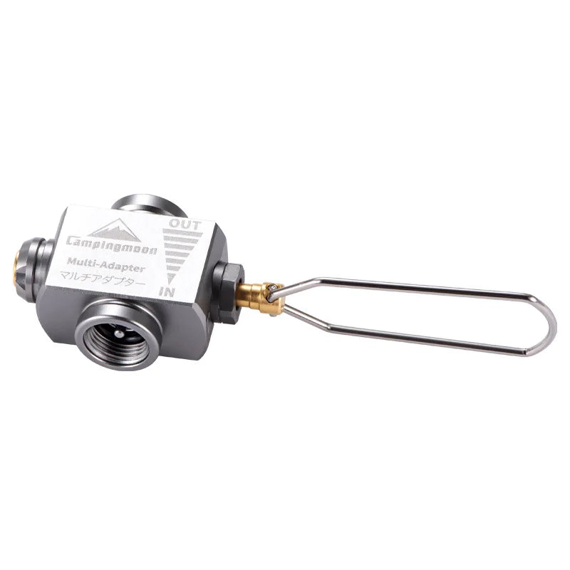 Camping Gas Tank Multi Adapter Campingmoon Z15 Pressure Relief Valve Refilling Gas Tank Charging Adapter