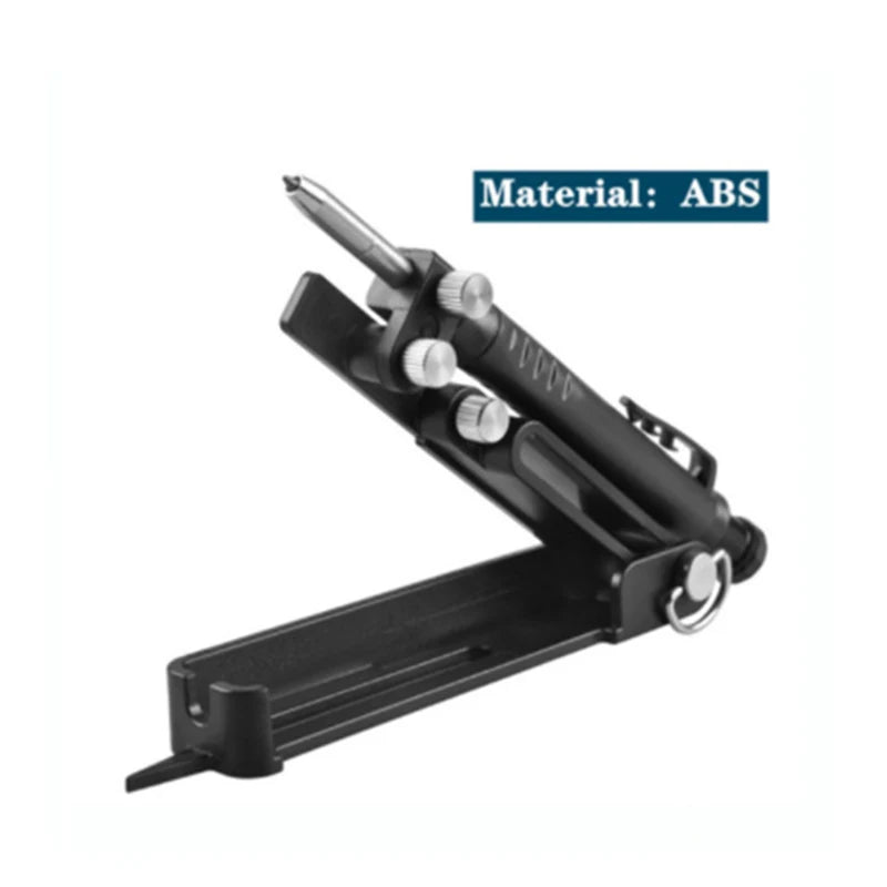 Measuring Anti Form Multi-function Adjustable Profile Scribing Ruler Deep Hole Pencil Contour Gauge DIY Woodworking Compass Tool