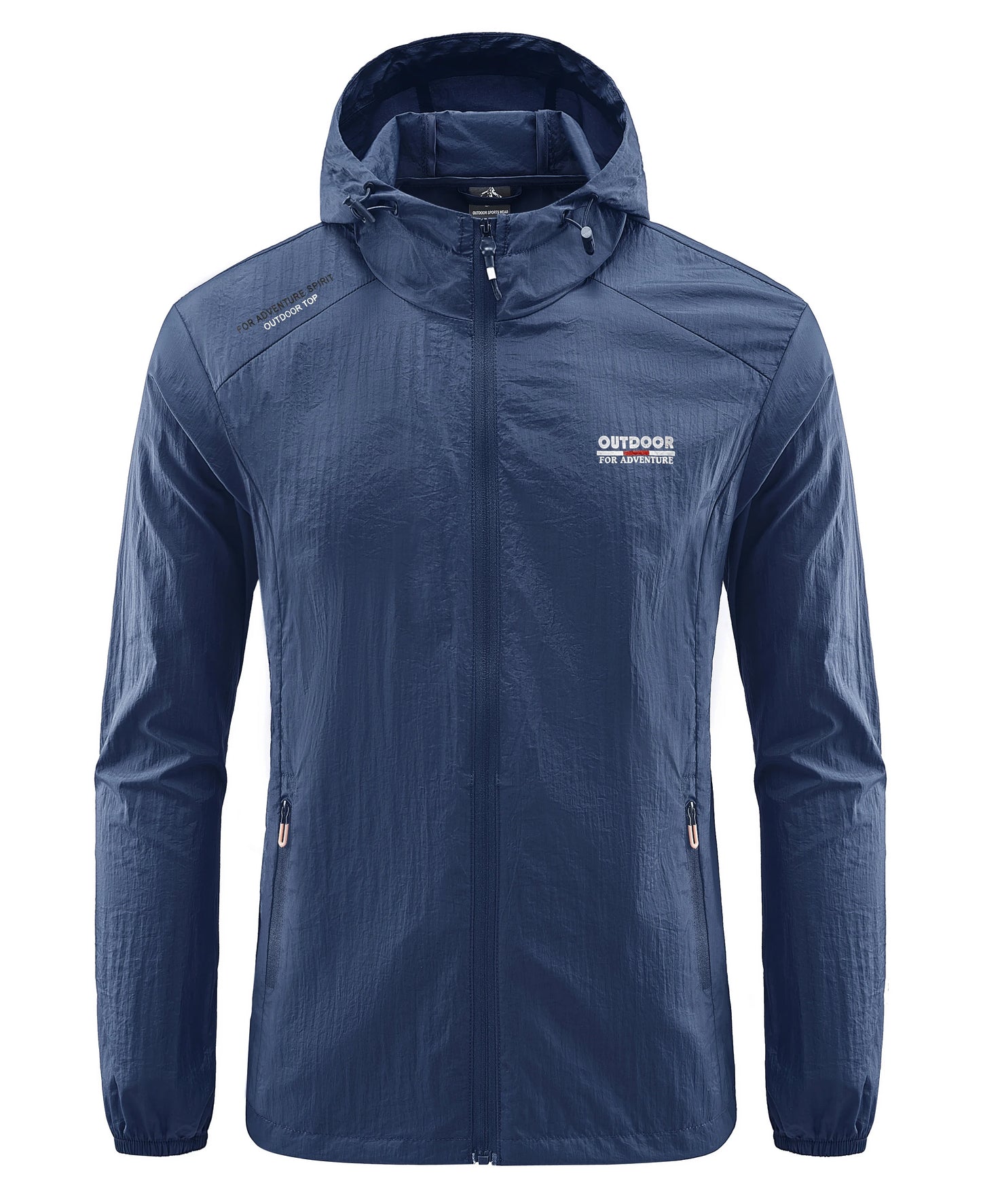 Summer Outdoor Quick Dry Sun-Protective Thin Jacket Men Hiking Fishing Cycling Hooded Gym Sport Windbreaker Ultra Light Coats