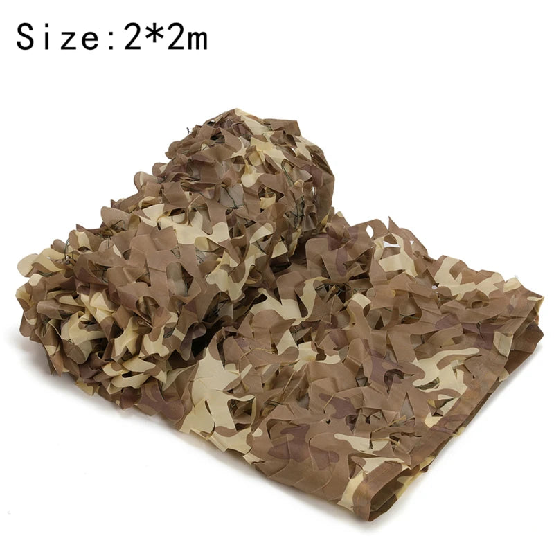 Hunting Camouflage Net Army Training Camo Netting Car Tent Awning Shade Mesh  Forest Camouflage Net Outdoor Sport Camo Scarfs