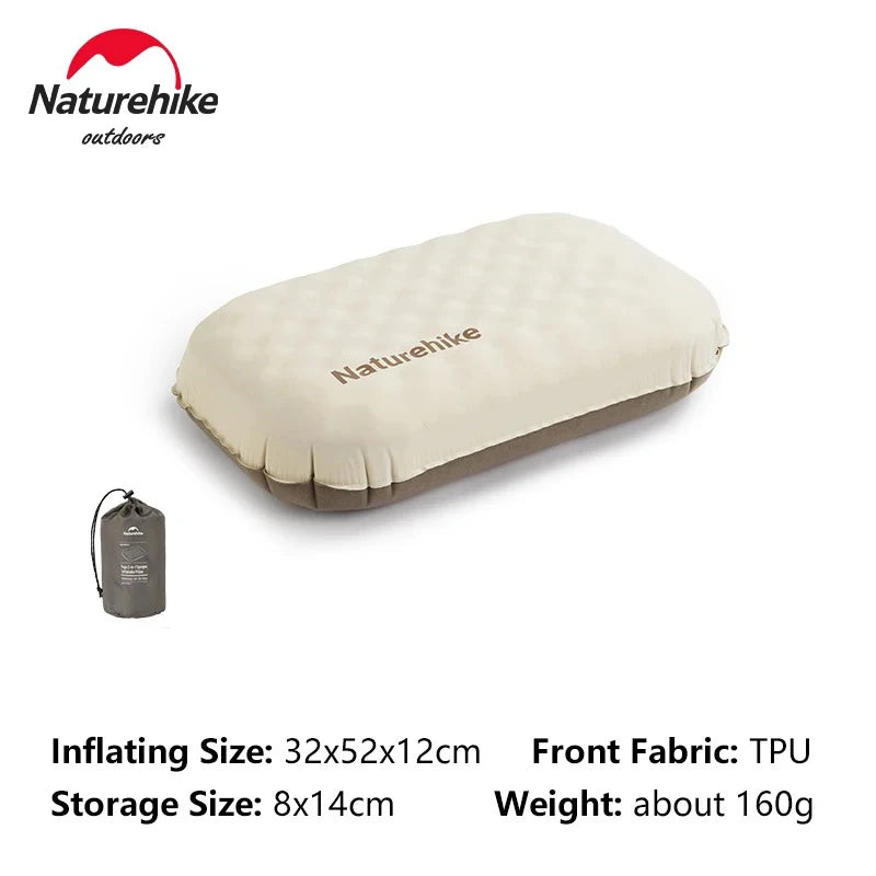 Naturehike Air Pillow Inflatable Pillow Foam Pillow 2 in 1 Waterproof Oilproof Stainproof Adjustable Soft Breathable Camp Travel