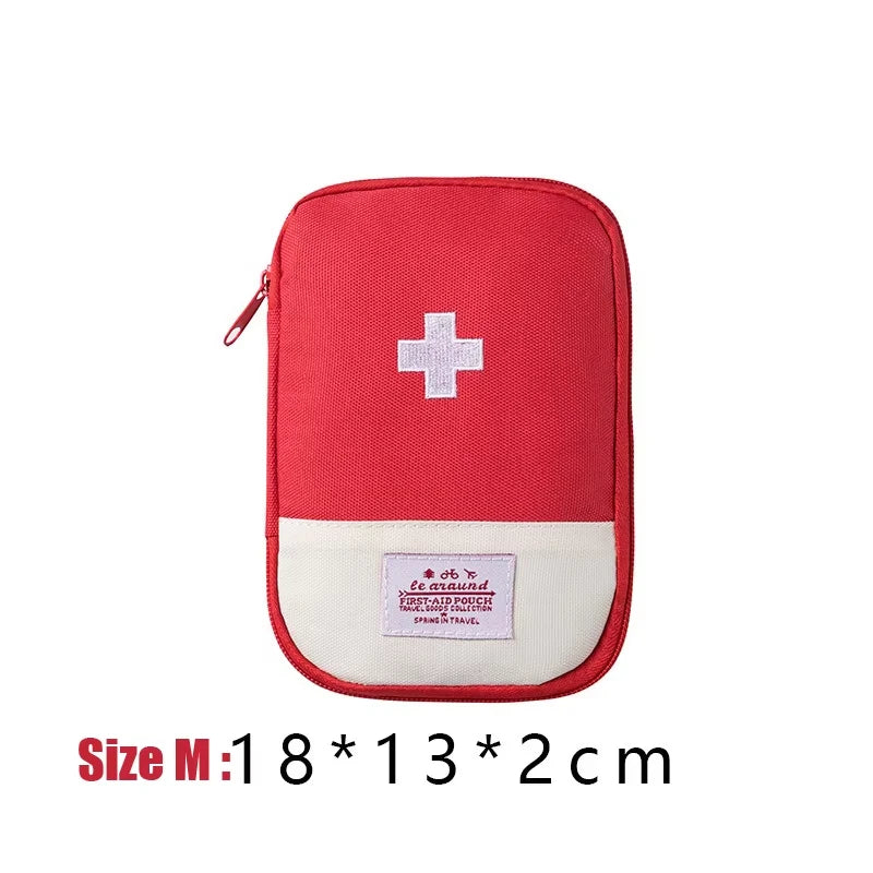 Portable First Aid Kit Bags Medicine Medical Large Storage Bag Pouch Camping Emergency Home Outdoor Travel Handle Bag Organizer