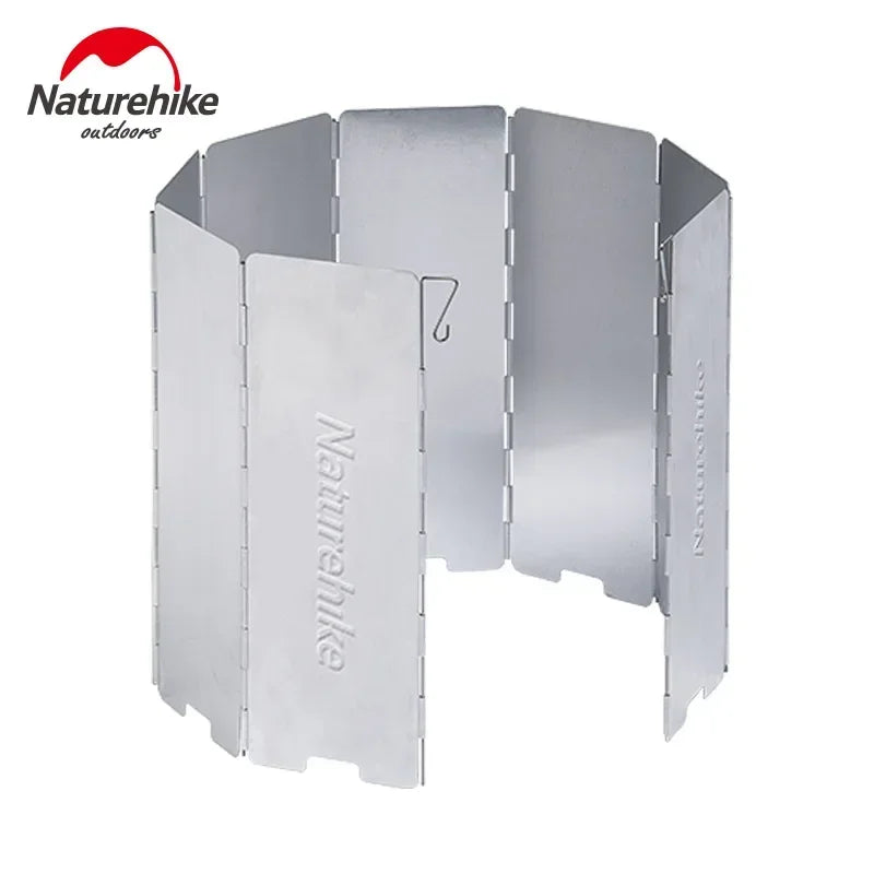 Naturehike-Windproof Folding Screen, Outdoor Camping Stove, Cooking Windshield, Windproof Accessories