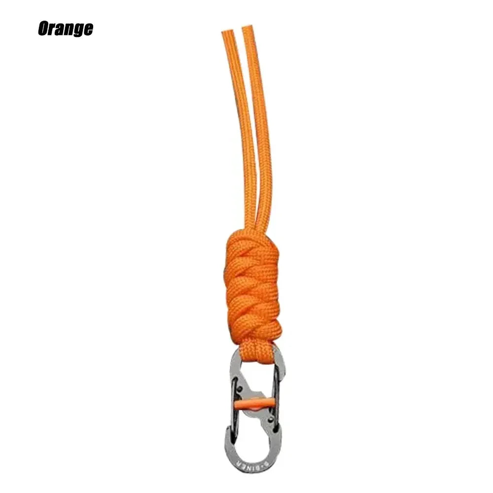 1PC Anti-Theft 8-Figure Umbrella Rope Hand-Woven Keychain Outdoor Wrist Camera Lanyard Anti-Loss Key Rope ID Belt