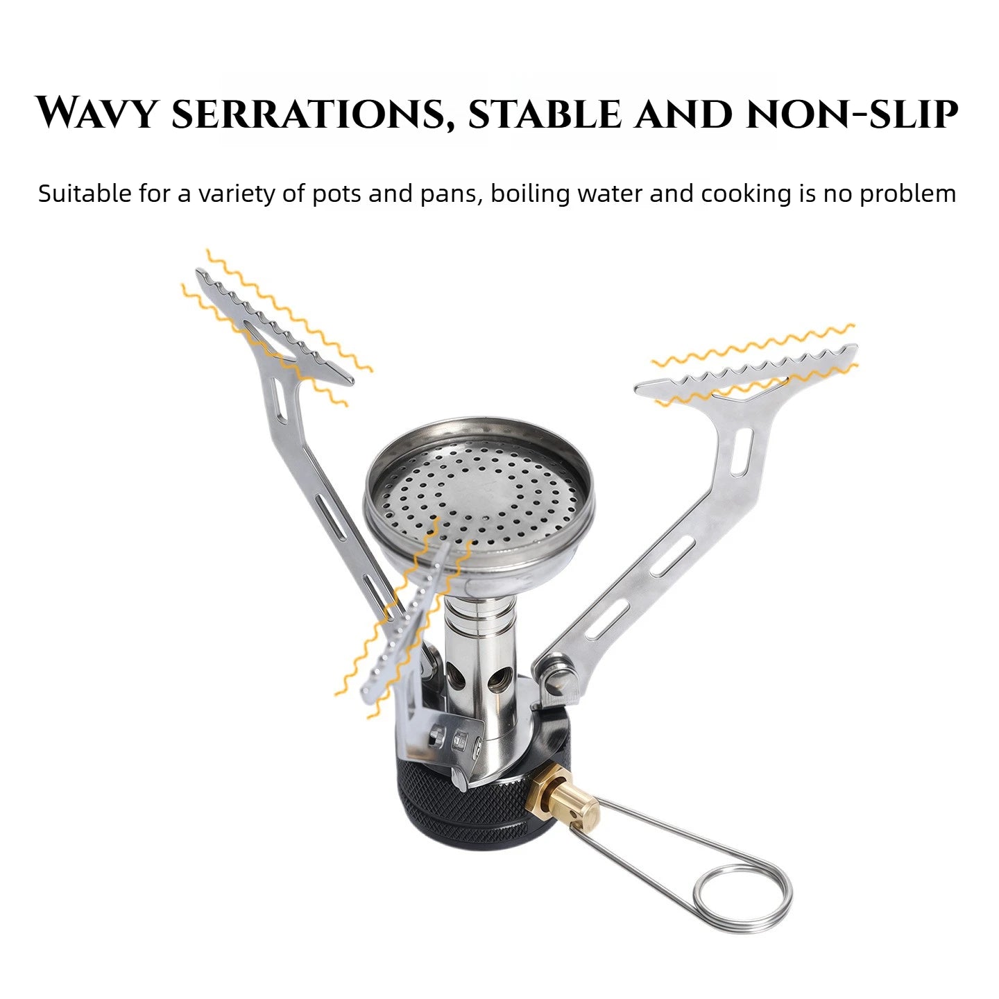 3500W Camping Gas Stove Outdoor Tourist Burner Strong Fire Heater Tourism Cooker Survival Furnace Supplies Equipment Picnic