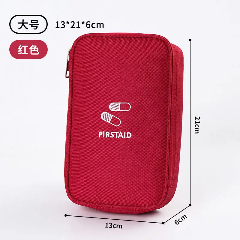 Portable Empty First Aid Kit Medicine Storage Bag Mini Medical Kit Organizer for Travel Sports Pills Management First Aid Bag
