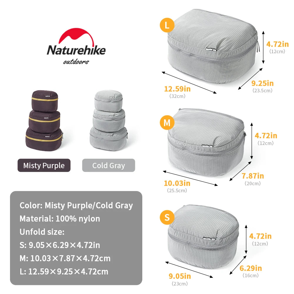 Naturehike Cloud Barn Backpack Split Organizer Bag Ultralight Outdoor Camping Hiking Storage Bag Splash-proof Machine Washable