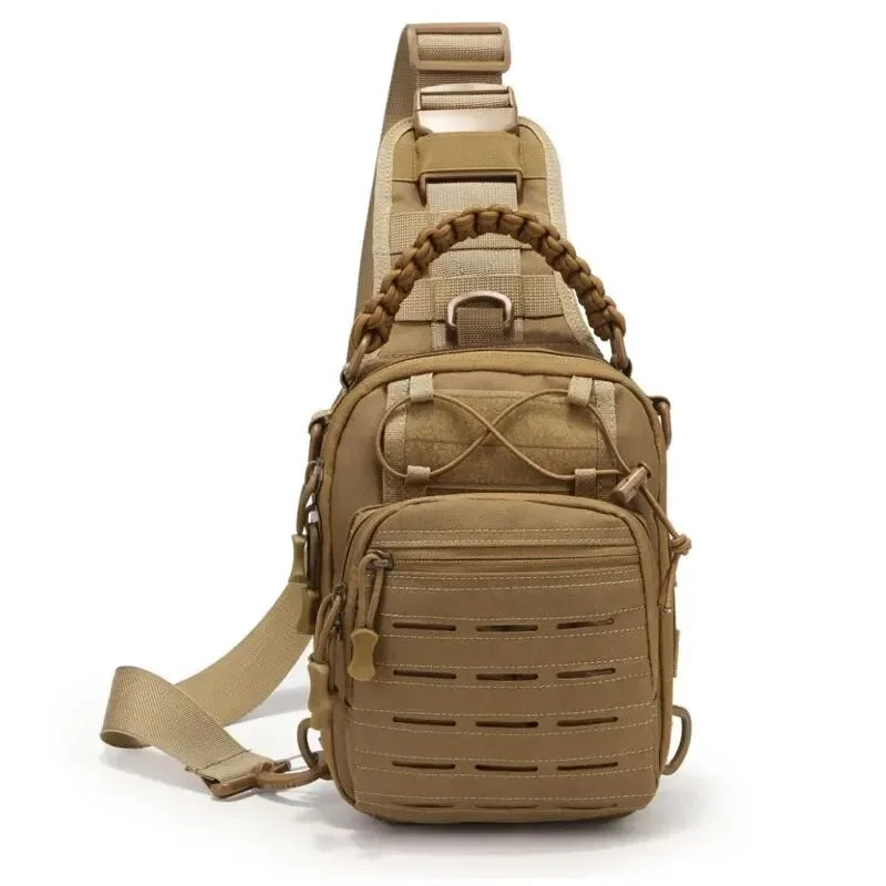 Outdoor Sport Sling Bag Pack Crossbody Shoulder Backpack EDC Assault Range Bag for Climbing Hiking Cycling Hunting Travel