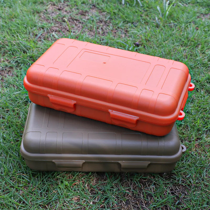Outdoor Shockproof Waterproof Boxes Survival Airtight Case Holder For Storage Matches Small Tools EDC Travel Sealed Containers