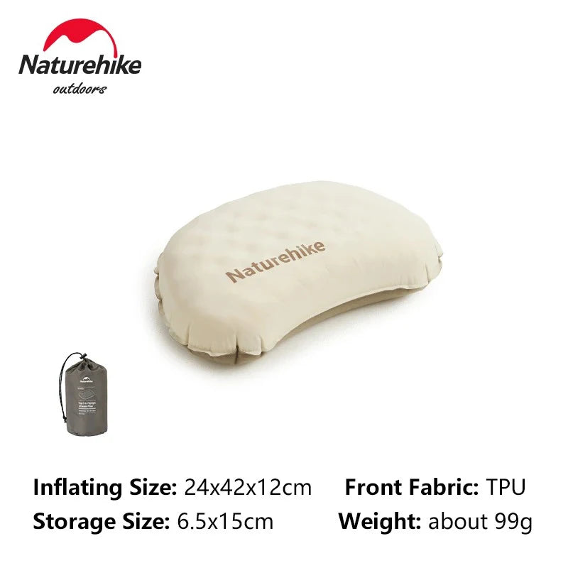 Naturehike Air Pillow Inflatable Pillow Foam Pillow 2 in 1 Waterproof Oilproof Stainproof Adjustable Soft Breathable Camp Travel