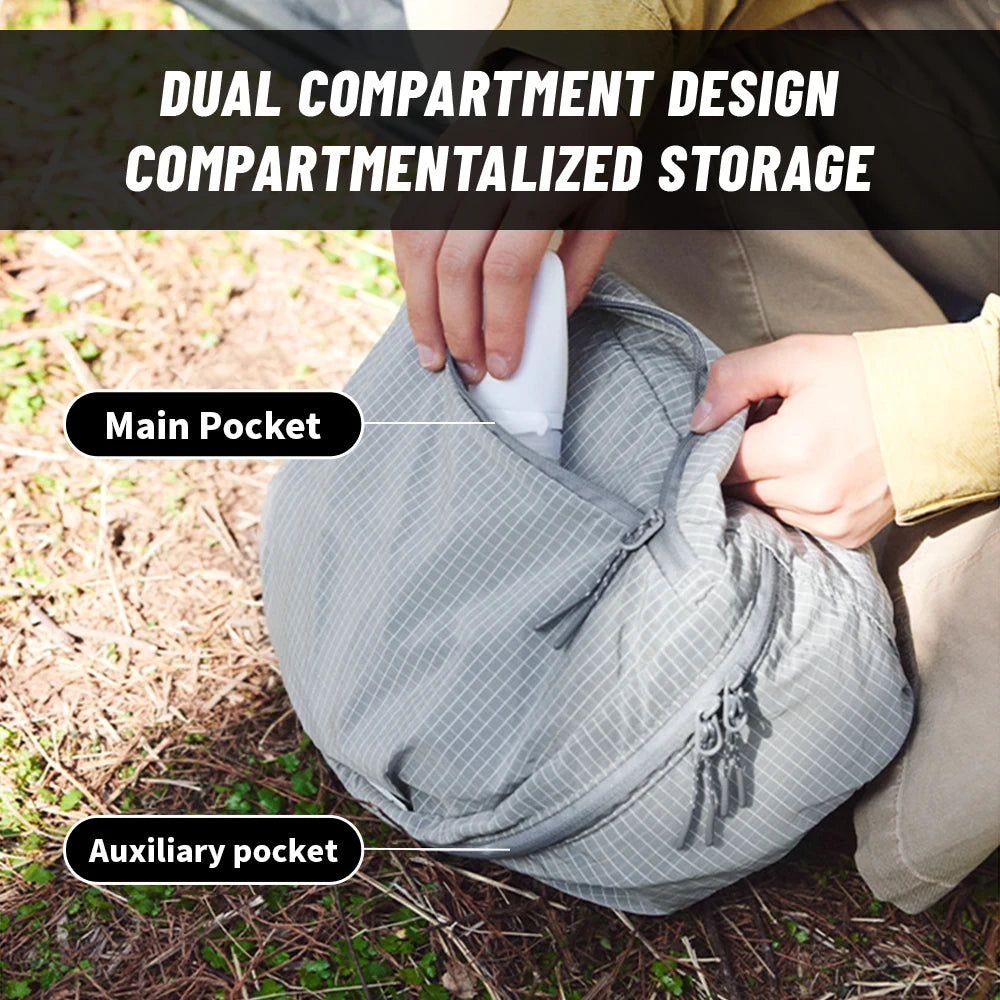 Naturehike Cloud Barn Backpack Split Organizer Bag Ultralight Outdoor Camping Hiking Storage Bag Splash-proof Machine Washable