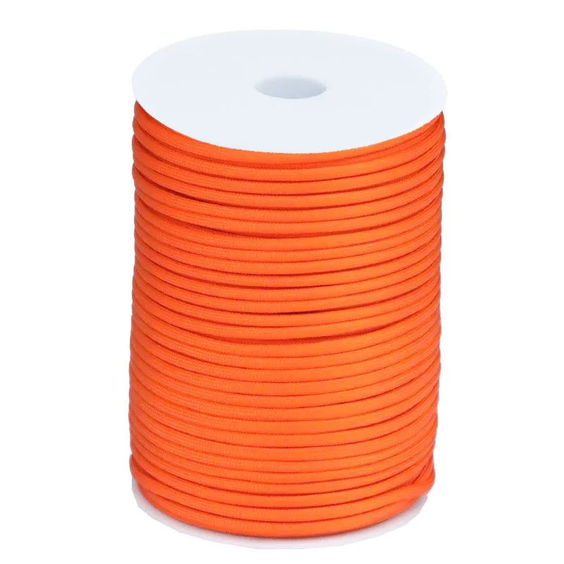 100M 550 Military 7-Core Paracord Rope 4mm Outdoor Polyester Parachute Cord Camping Survival Umbrella Tent Bundle