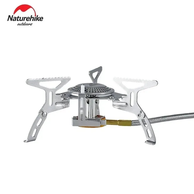 Naturehike 2026 New Camping Gas Stove High FirePower Folding Stable Gas Burner Picnic Hiking Winter Portable Cookingware Stove