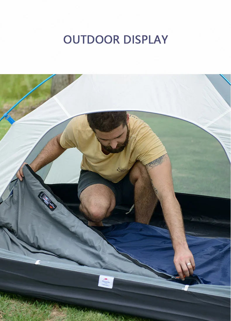 Naturehike Newest Sleeping Bag Ultralight Waterproof Cotton Sleeping Bag Nature Hike Summer Hiking Camping Tent Sleeping Bag