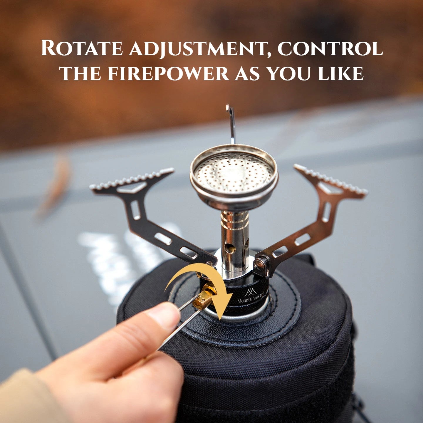 3500W Camping Gas Stove Outdoor Tourist Burner Strong Fire Heater Tourism Cooker Survival Furnace Supplies Equipment Picnic