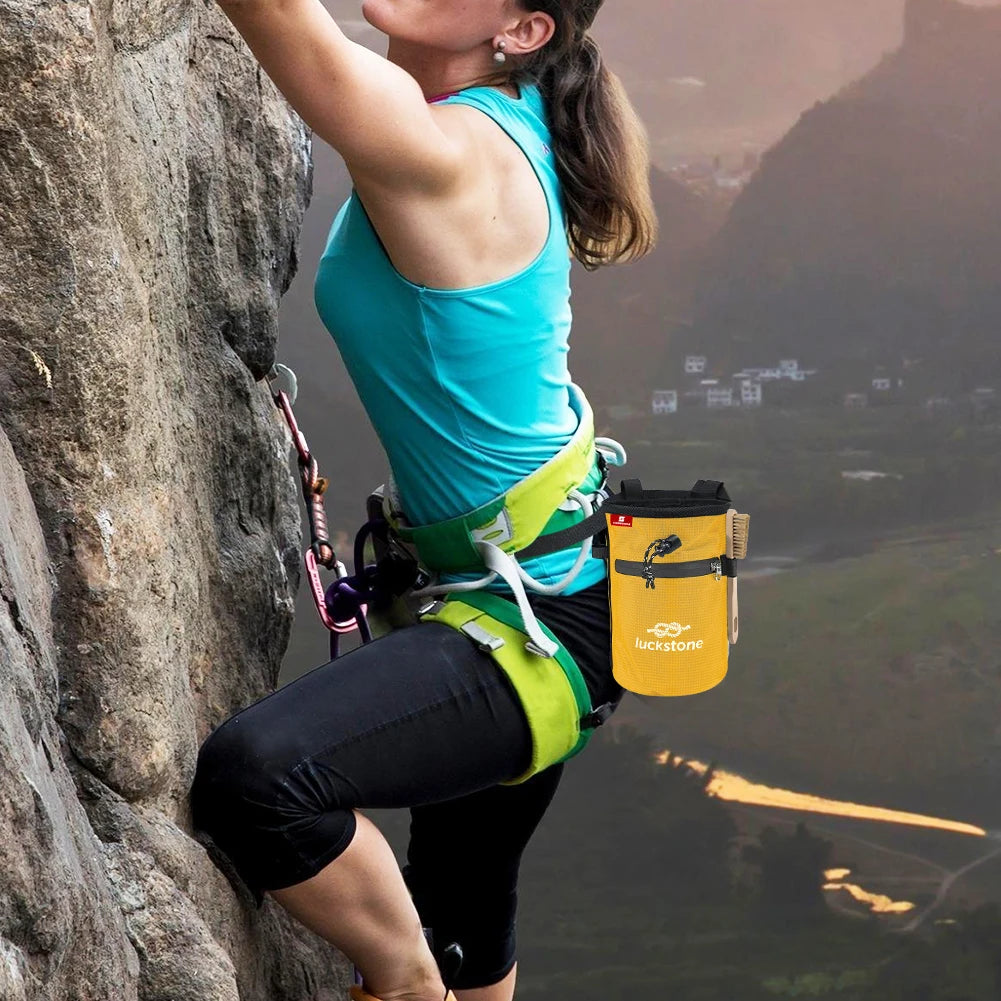 Magnesium Powder Bag Waterproof Polyester Chalk Bag Waterproof Storage Climbing Magnesium Powder Bag for Climbing Equipment 등산가방
