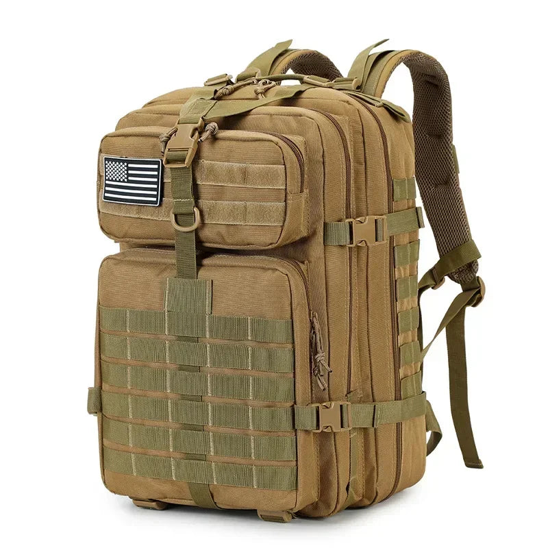 45L Man Tactical Backpacks HkingTraveling Bags Survival Outdoor 3P Assault Pack EDC Molle Pack For Trekking Hunting Bag
