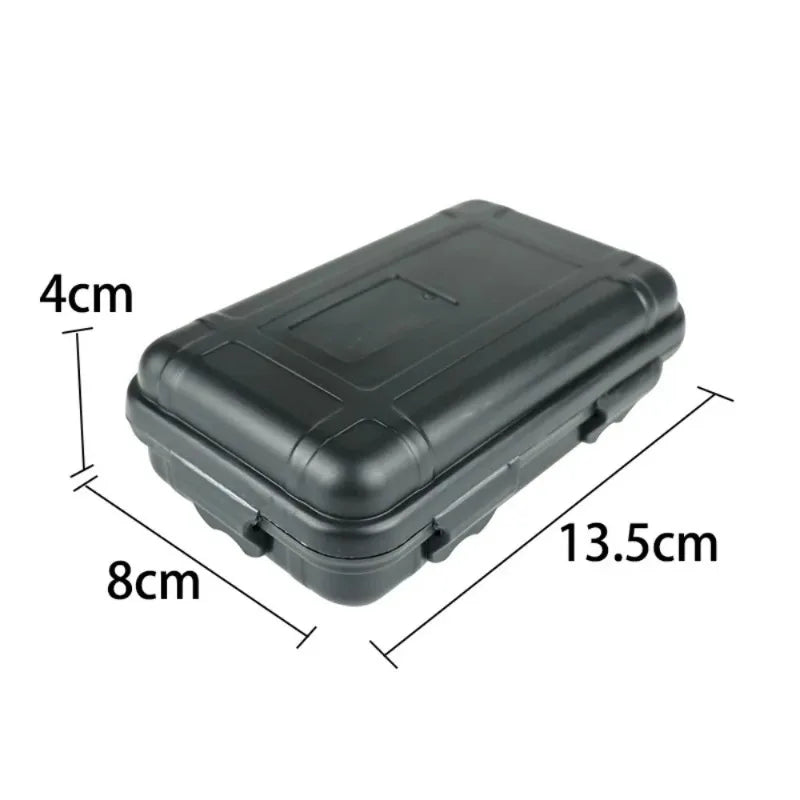 Outdoor Shockproof Waterproof Boxes Survival Airtight Case Holder For Storage Matches Small Tools EDC Travel Sealed Containers