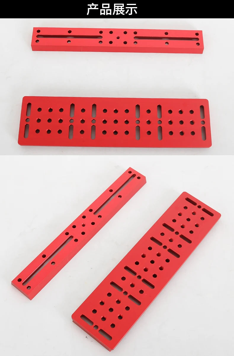 Dovetail plate for astronomical equipment, large size plate with screws, 300mm wide