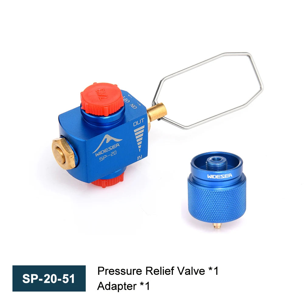 Widesea Camping Stove Propane Refill Adapter Gas Burner Gas Filling Butane Cylinder Tank LPG Saver Camping Equipment