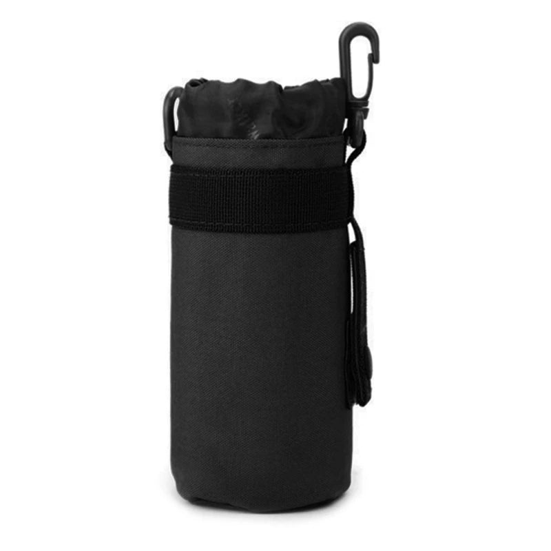 Webbing Tactic Water Bottle Drawstring Bottle Holder Hiking Travel