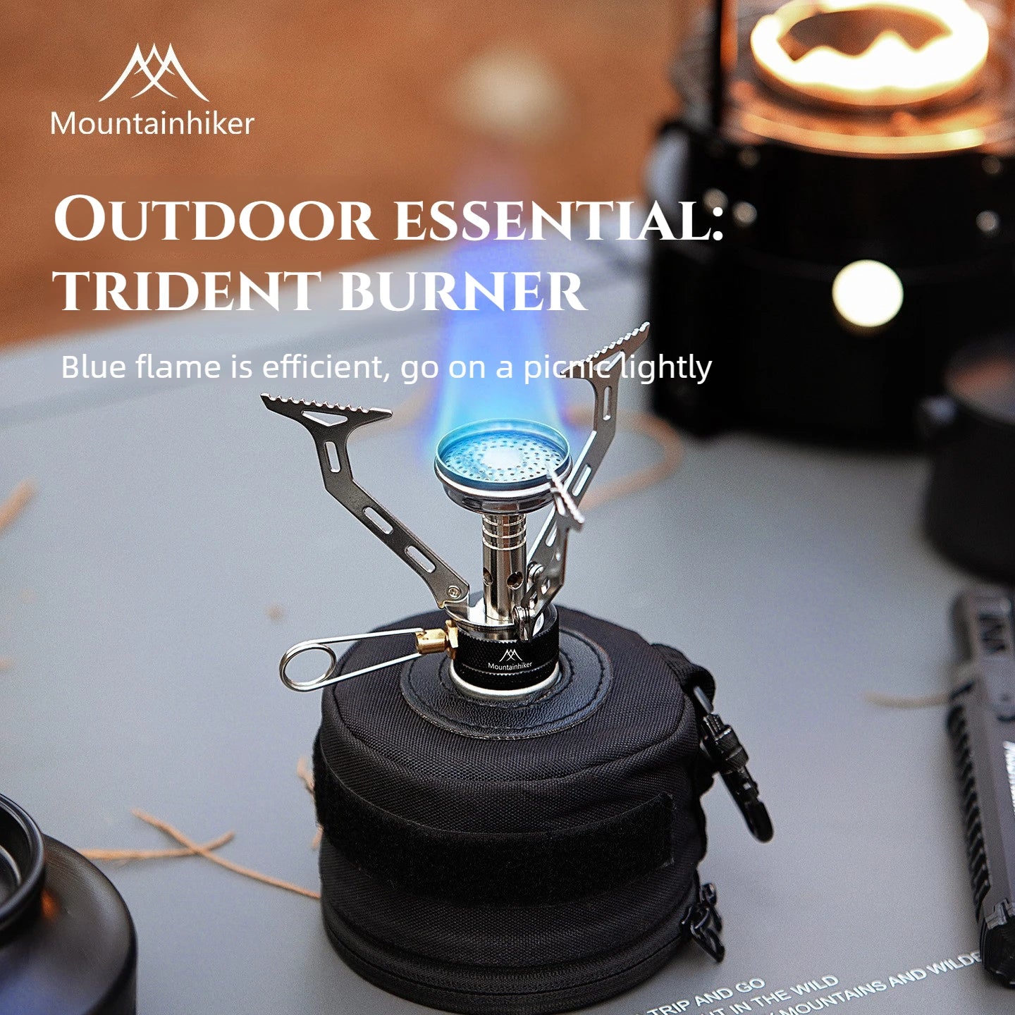 3500W Camping Gas Stove Outdoor Tourist Burner Strong Fire Heater Tourism Cooker Survival Furnace Supplies Equipment Picnic
