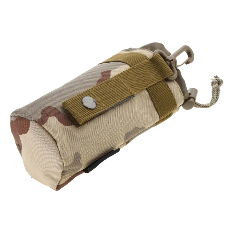 Webbing Tactic Water Bottle Drawstring Bottle Holder Hiking Travel