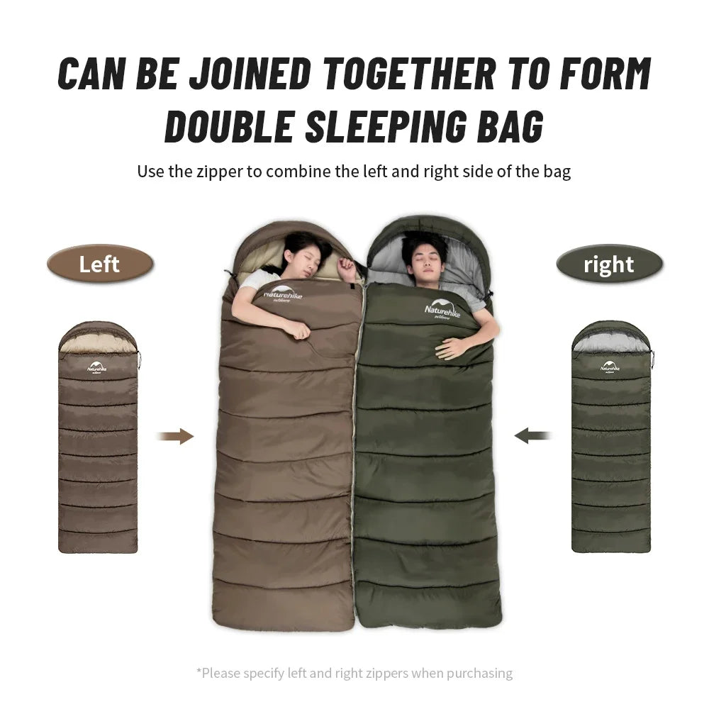 Naturehike Sleeping Bag Ultralight Cotton Sleeping Bags Camping Gear Emergency Sleeping Bag Camp Sleeping Gears Ice Flame Quilt