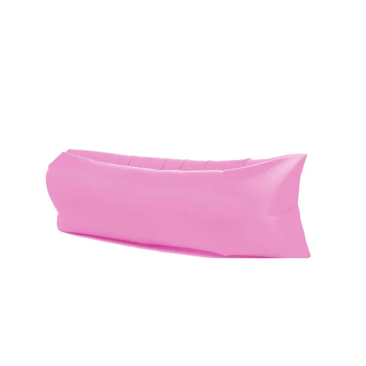 Inflatable Sofa Cushion Camping Air Tent Bed Sleeping Bag Lazy Beach Air Mattress Folding Lounger Chair Garden Outdoor Furniture