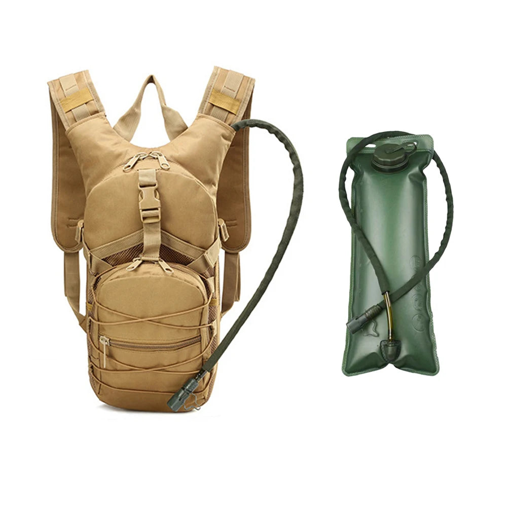 Hydrating Pack Backpack Daypack Water Backpack with 3L BPA Free Leak-Proof Water Bladder for Hiking Running Cycling Hunting
