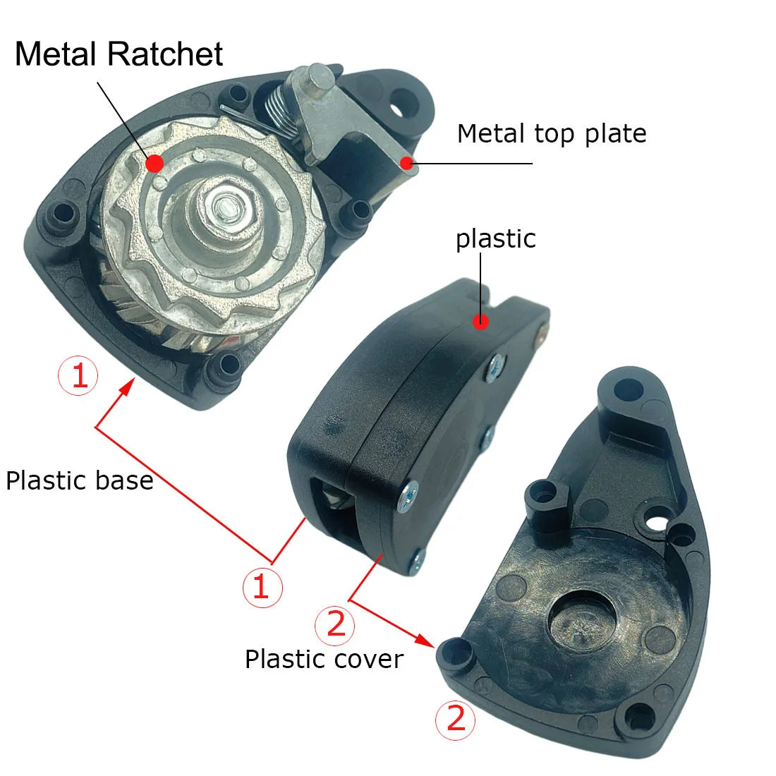 6mm Camping Reflective Tent Tie Down Rope Tightener Fastening Wind Rope Buckle Pulley Ratchet Awning Rope Hook
