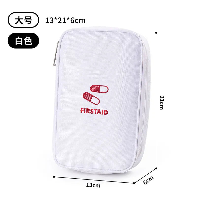 Portable Empty First Aid Kit Medicine Storage Bag Mini Medical Kit Organizer for Travel Sports Pills Management First Aid Bag