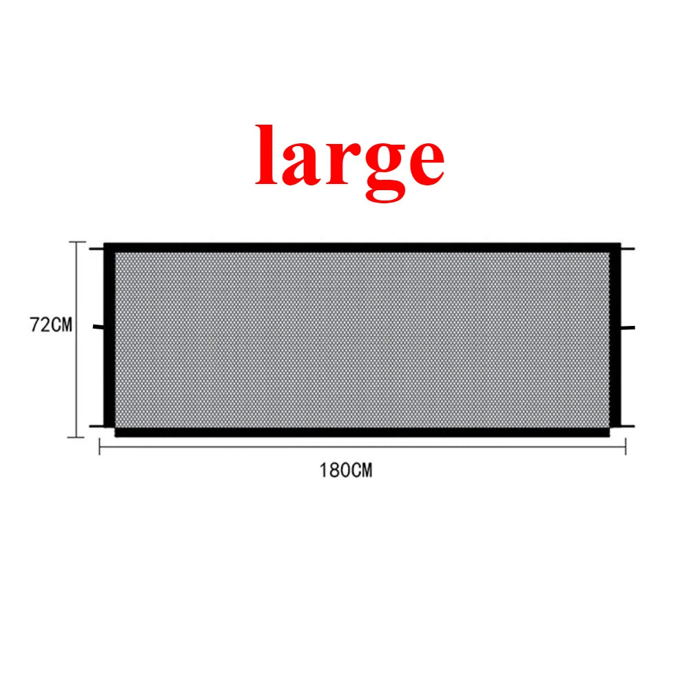 Dog Fence Netting Dog Safety Fence Doorway Barrier Pet Network Folding Breathable Mesh Play Doorway Pet Products Protect