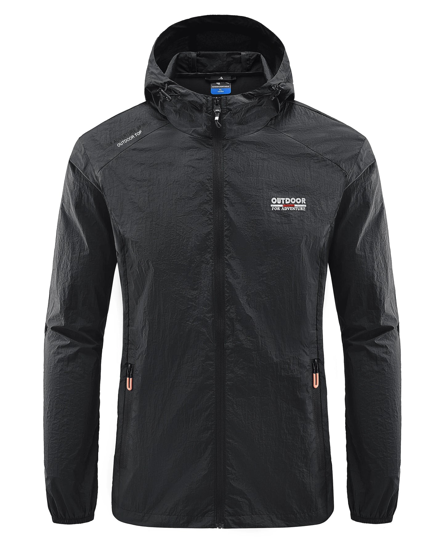 Summer Outdoor Quick Dry Sun-Protective Thin Jacket Men Hiking Fishing Cycling Hooded Gym Sport Windbreaker Ultra Light Coats