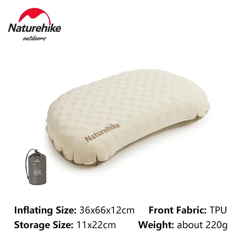 Naturehike Air Pillow Inflatable Pillow Foam Pillow 2 in 1 Waterproof Oilproof Stainproof Adjustable Soft Breathable Camp Travel