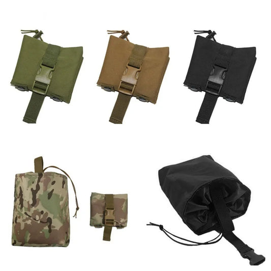 1000D Nylon Tactical Magazine Dump Pouch Outdoor First Aid Kits Molle Mag Drop Pouch Recycling Bag Storage Tool Bag