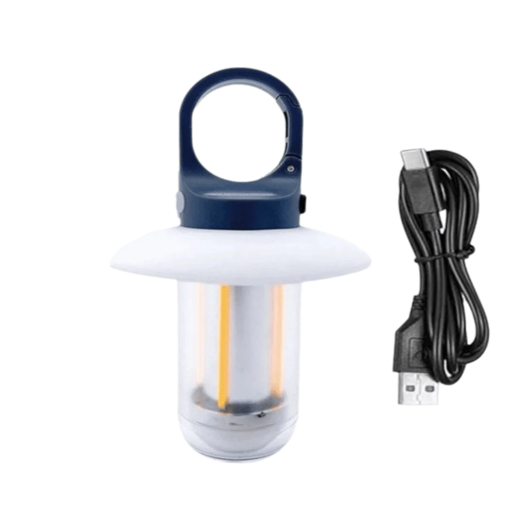 Super Bright Rechargeable LED Light 5 Lighting Modes Waterproof Camping Light 8 Light Filaments Handheld Portable Flashlight