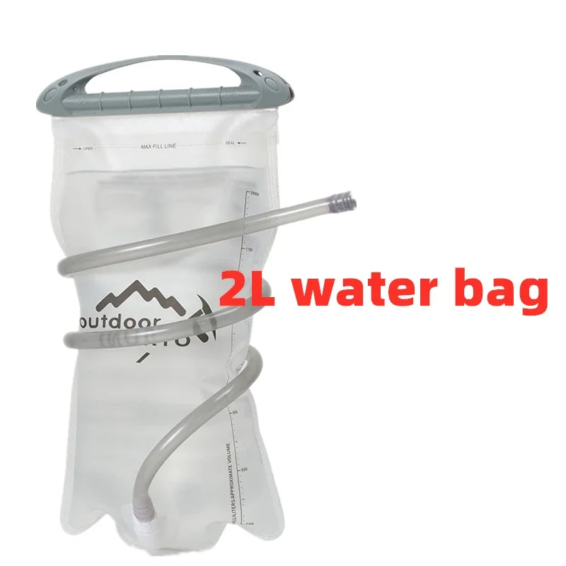 INOXTO 250ml 500ml Outdoor Running Sports PEVA Water Bottle Mountain Biking Water Bladder Soft Water Bottles for Cycling Hiking