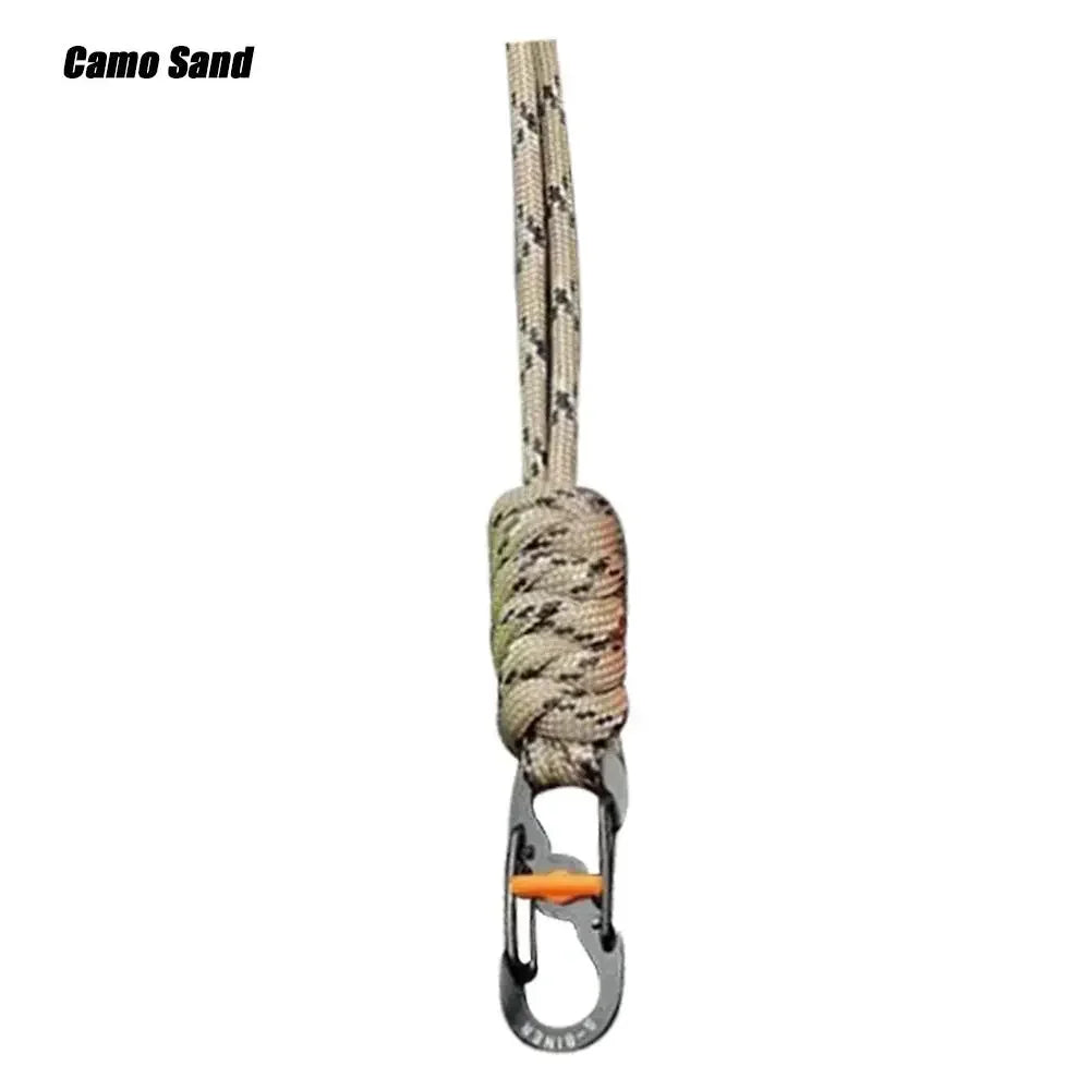 1PC Anti-Theft 8-Figure Umbrella Rope Hand-Woven Keychain Outdoor Wrist Camera Lanyard Anti-Loss Key Rope ID Belt